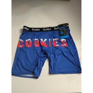Cookies Men's Boxers Briefs Blue New Size L